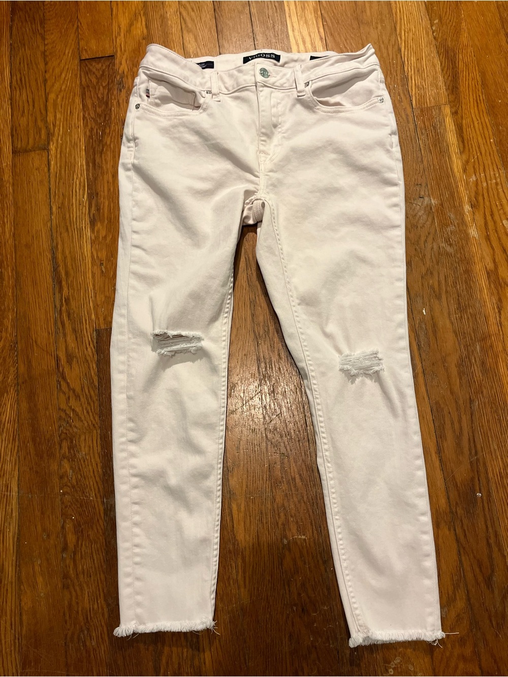 Vigoss very faint pink Distressed Skinny Jeans